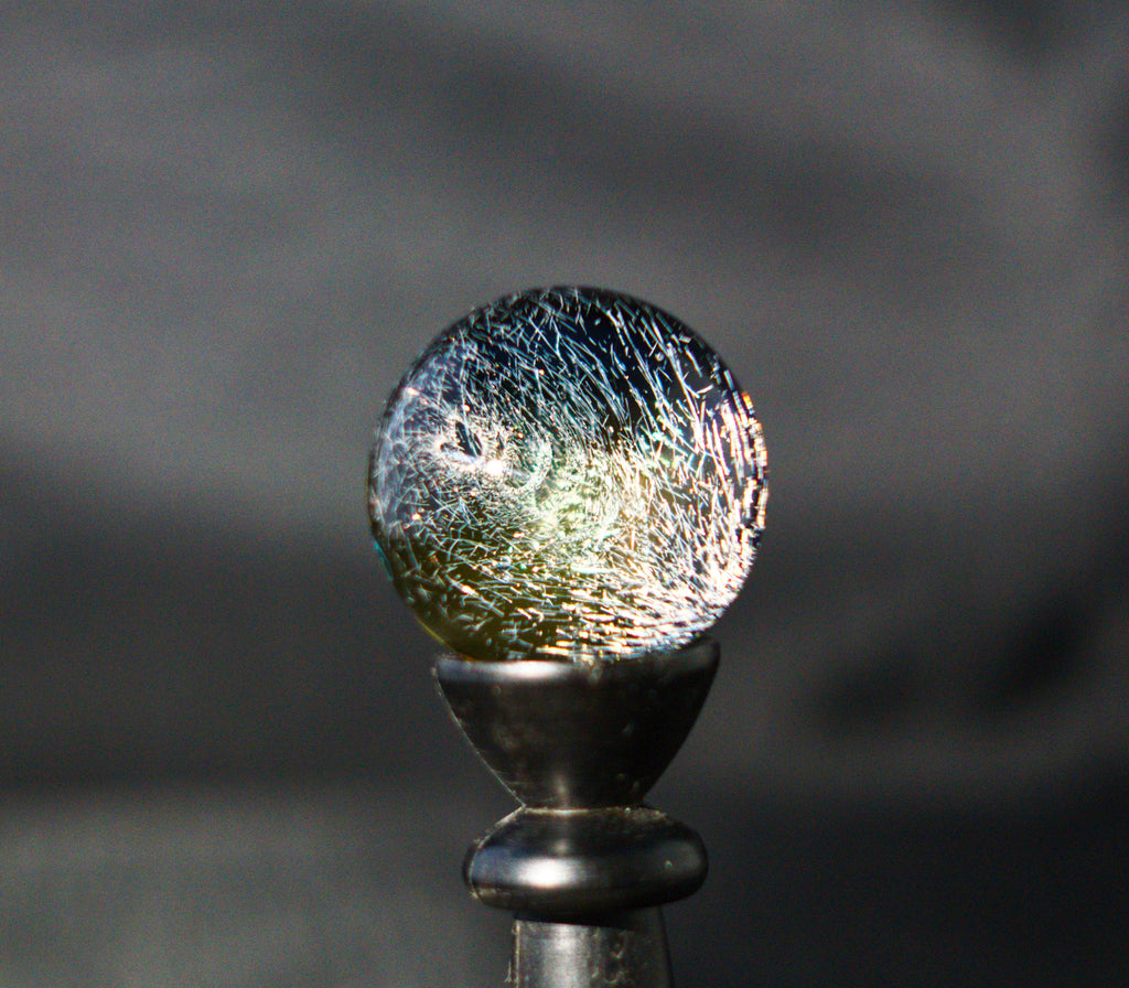 Galaxy + Trippy Pattern Marble 37mm
