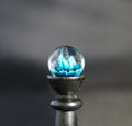 Blue Flower Marble 25mm