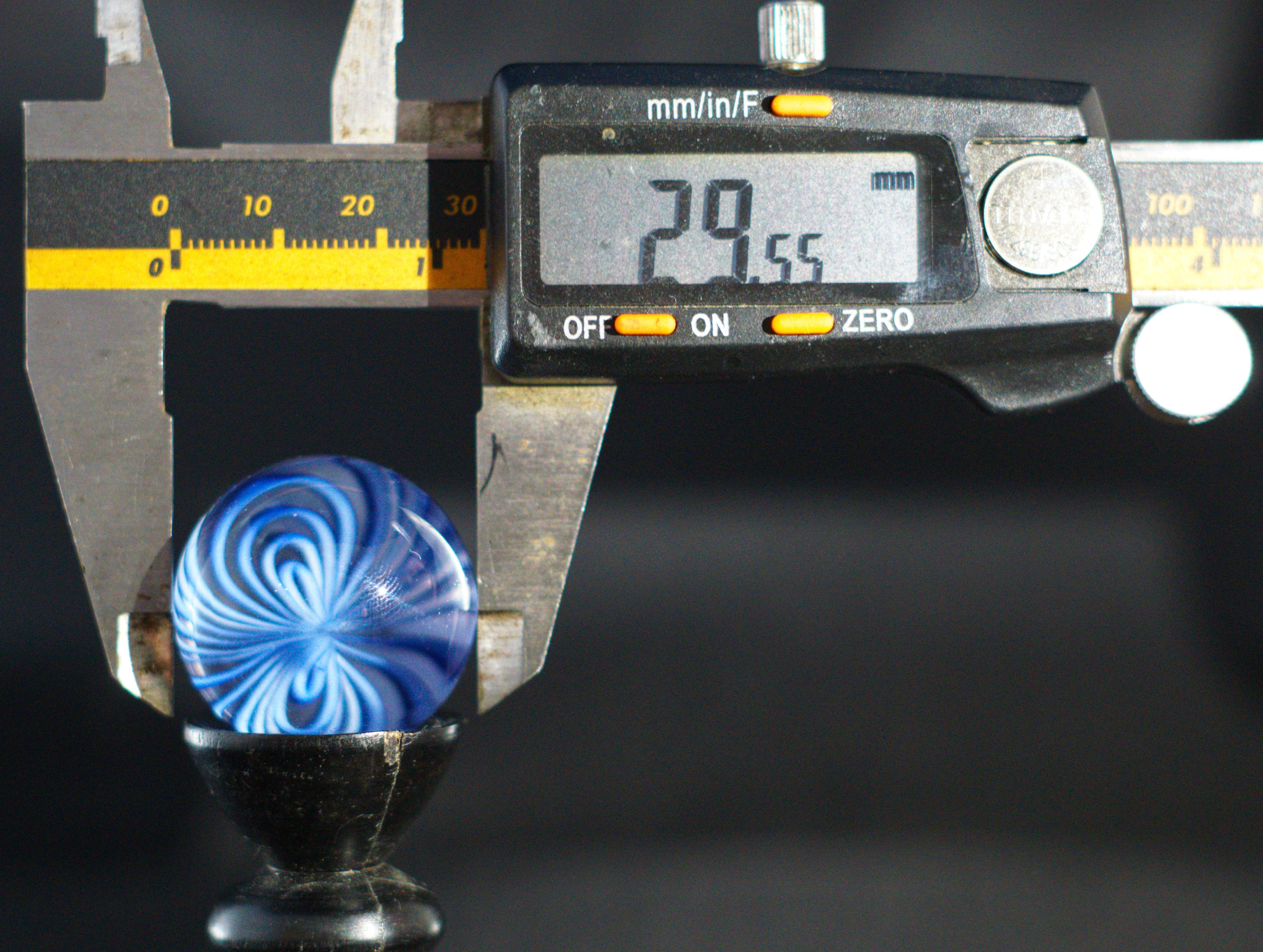 Blue Infinity Marble 29mm