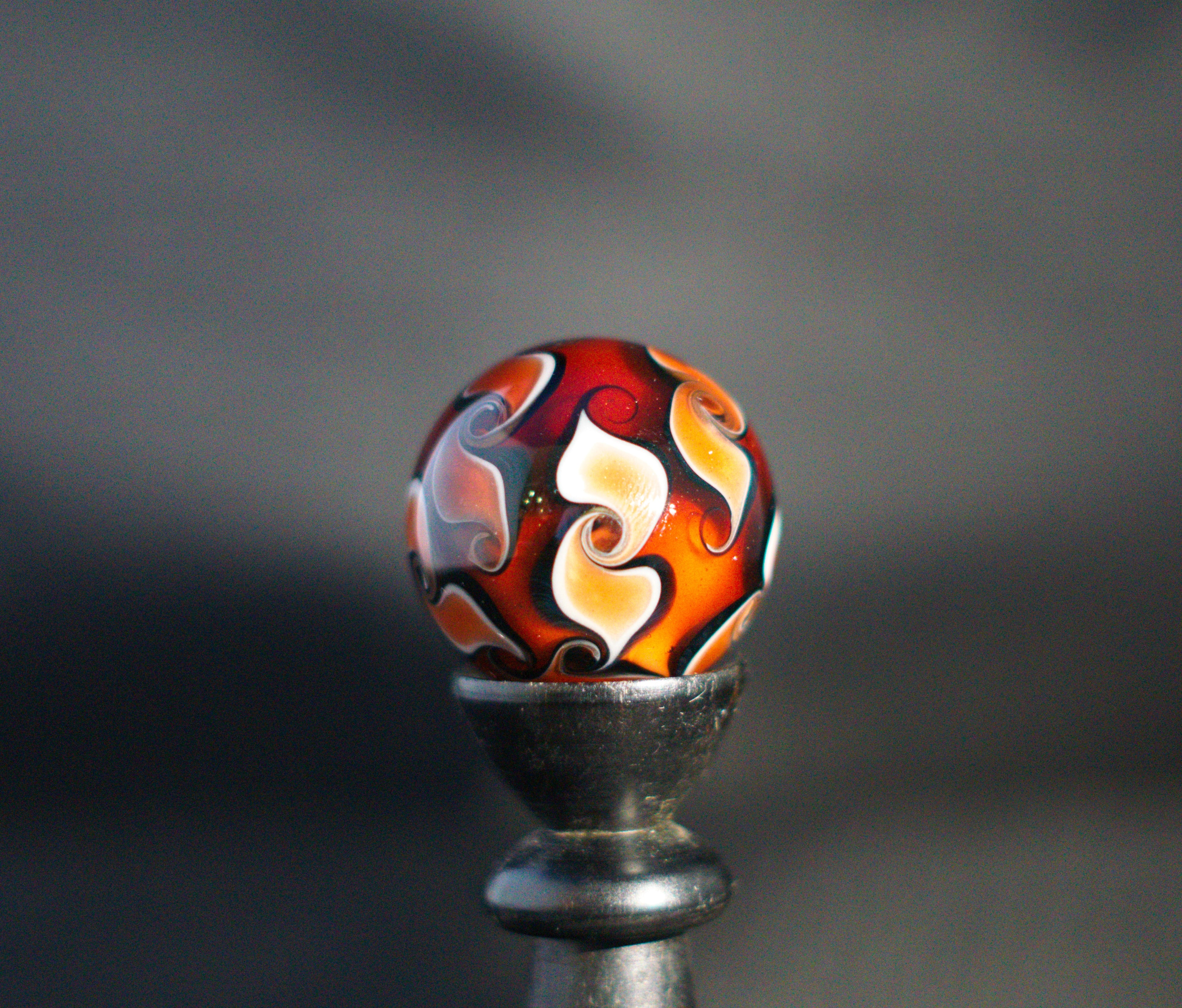 Fire Swirls Marble 33mm