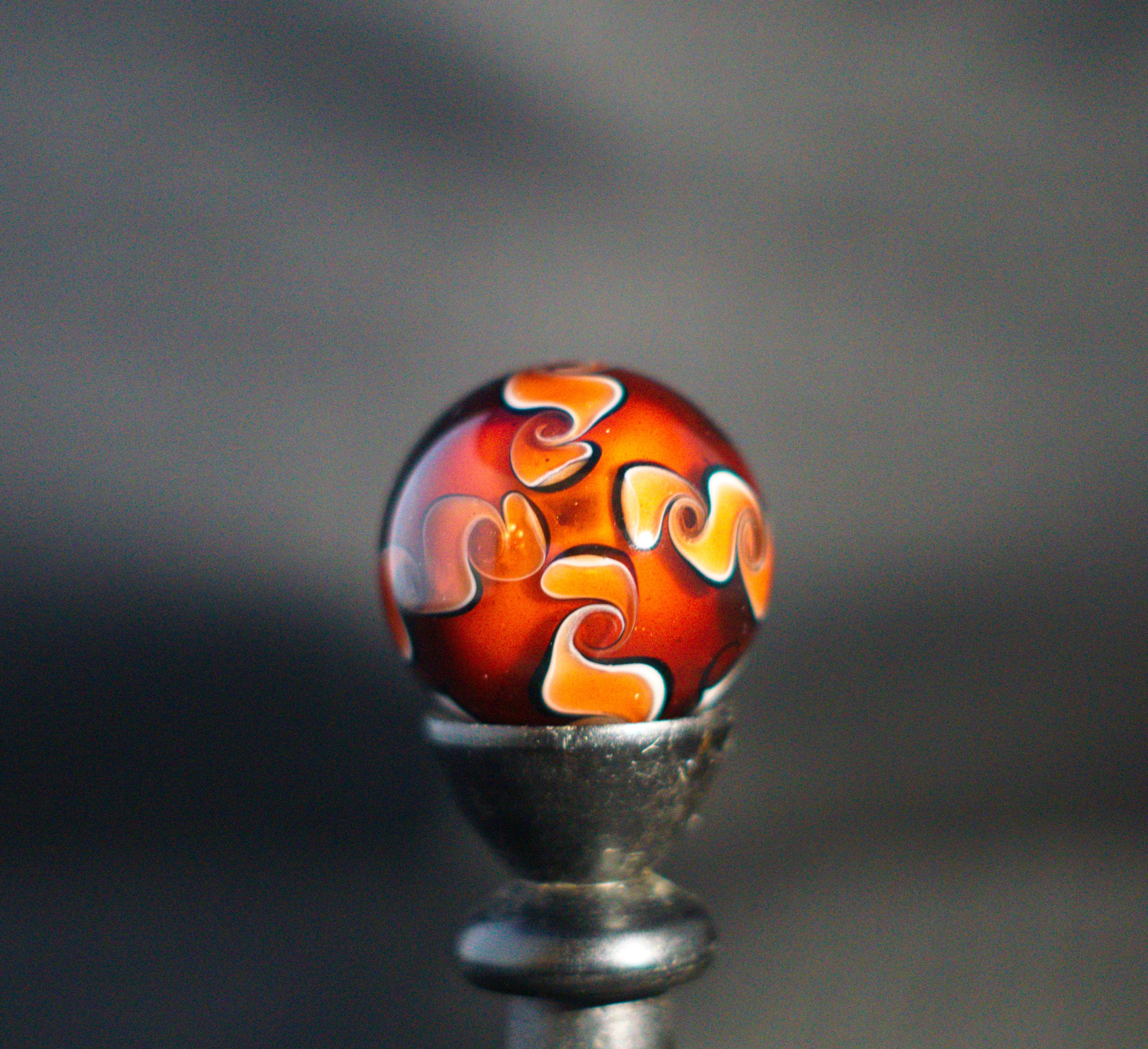 Fire Swirls Marble 33mm