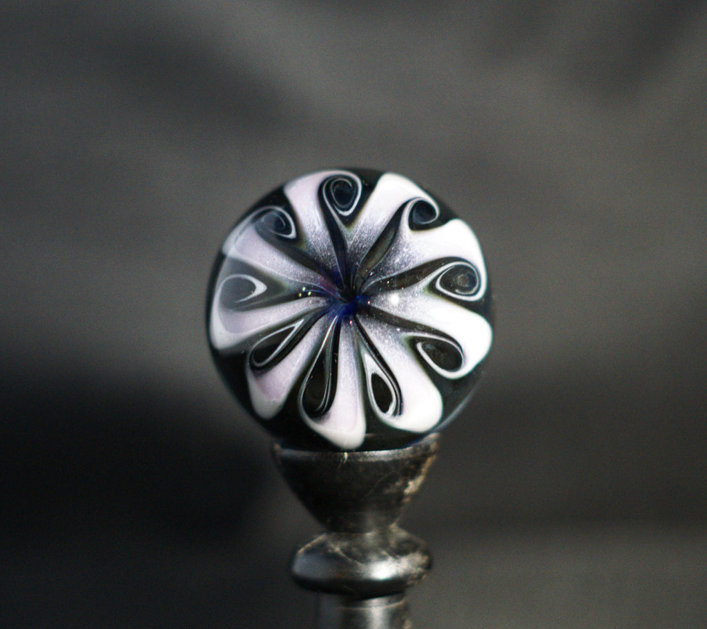 Oversized Galaxy + Black And White Marble 45mm