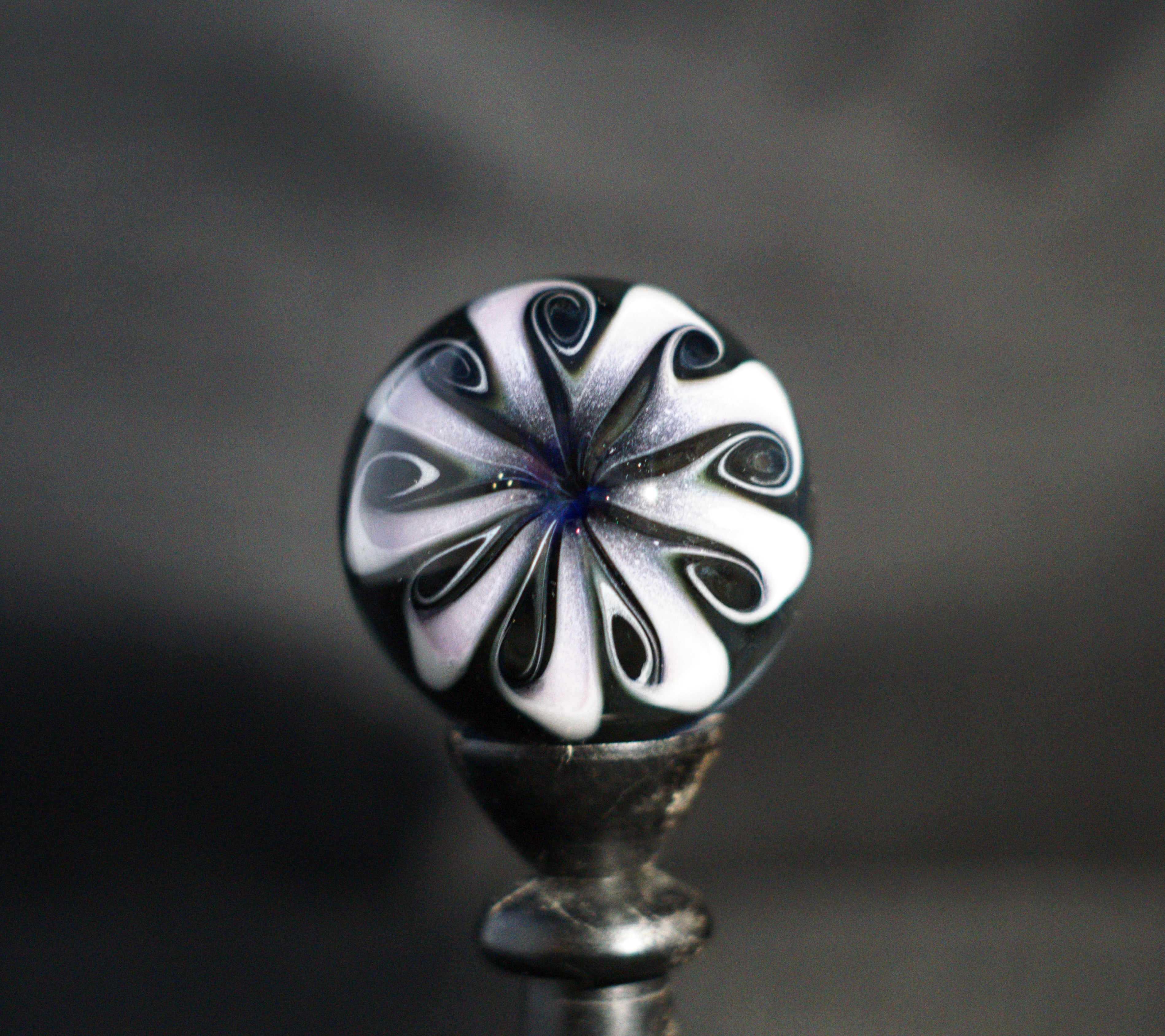 Oversized Galaxy + Black And White Marble 45mm