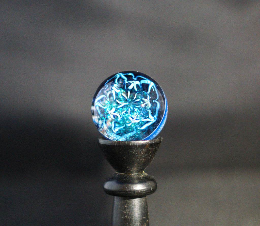 Iced Snowflake Marble 32mm