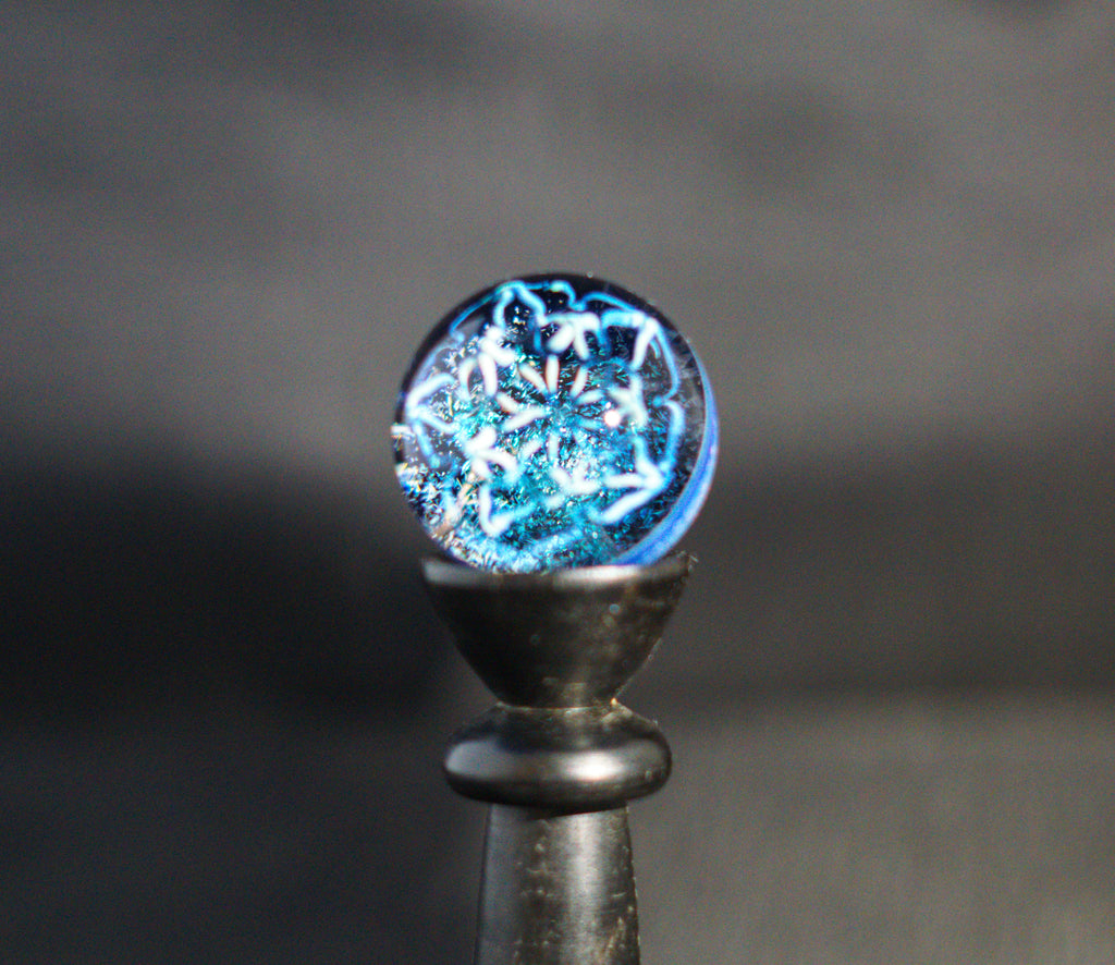 Iced Snowflake Marble 32mm