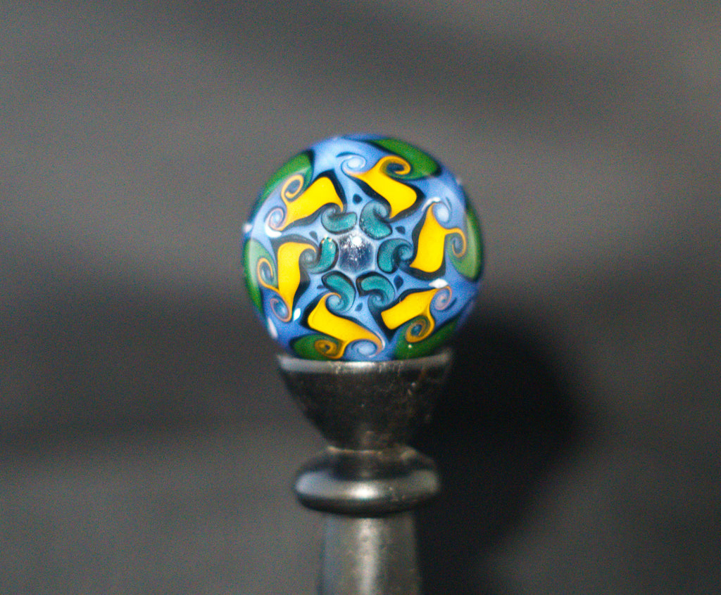 Rainforest + Ocean Swirls Marble 37mm