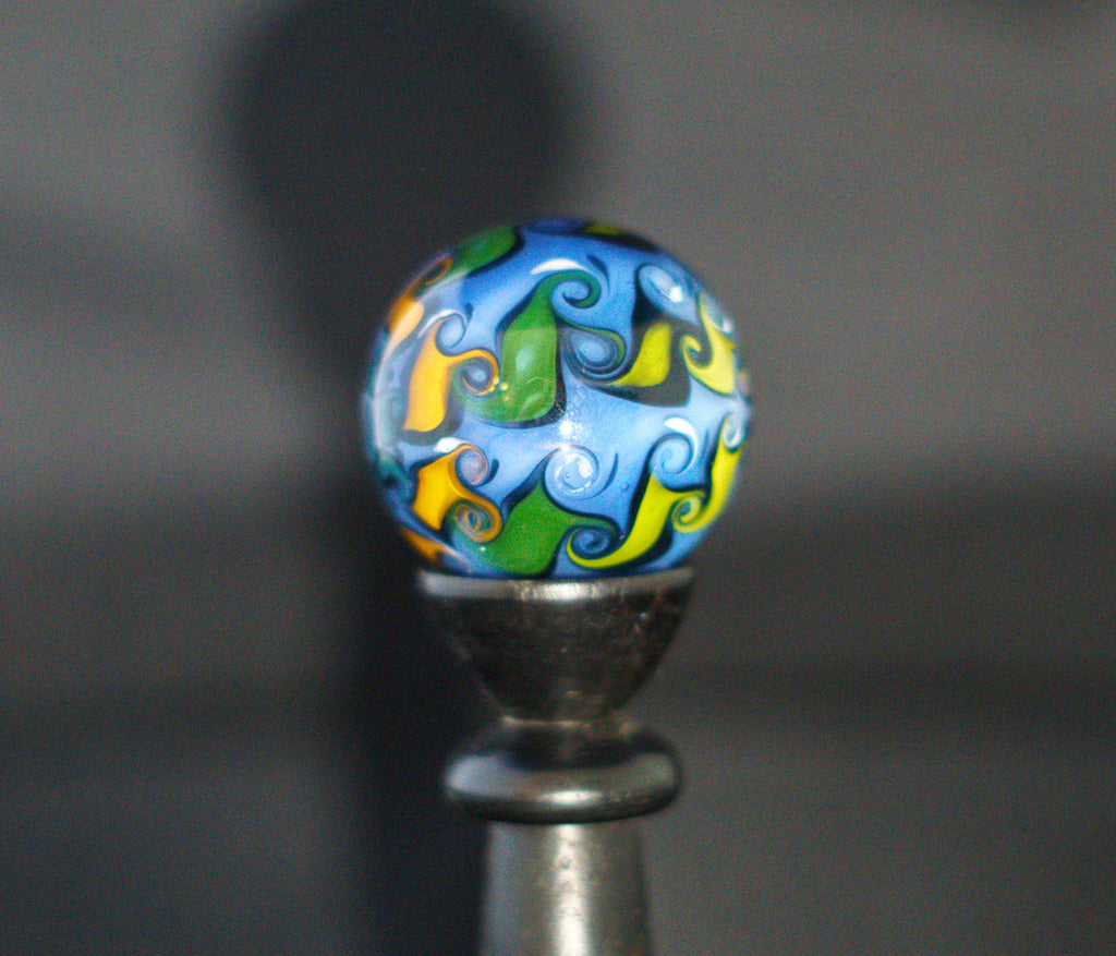 Rainforest + Ocean Swirls Marble 37mm