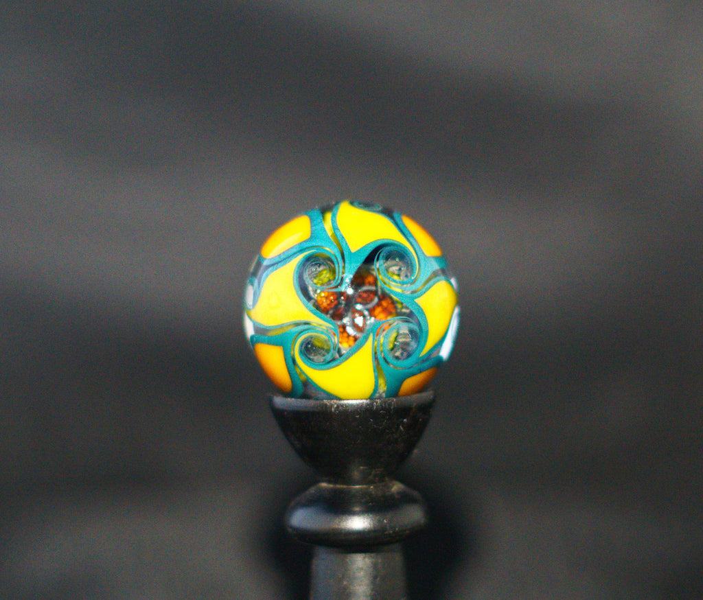 Swirls Over Mosaic Marble 33mm