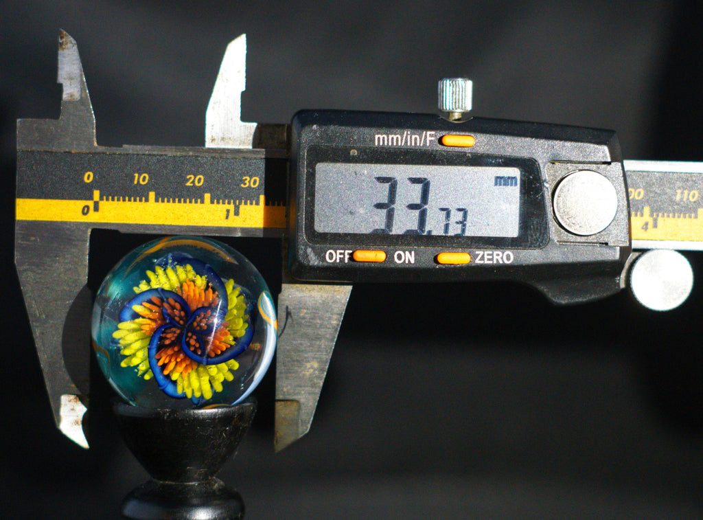 Swirls Over Mosaic Marble 33mm