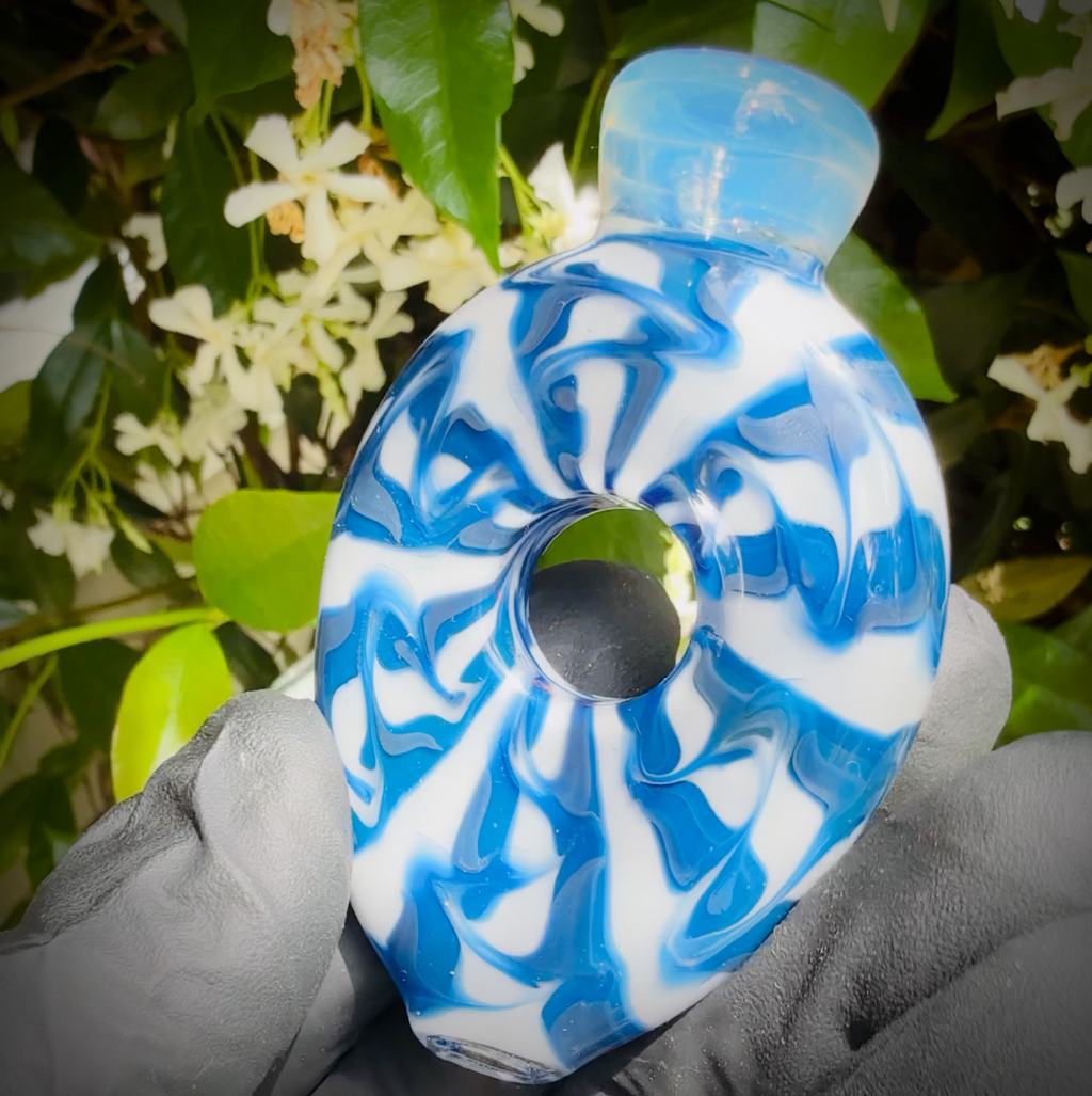 Blue and White Candy Flat