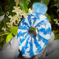 Blue and White Candy Flat