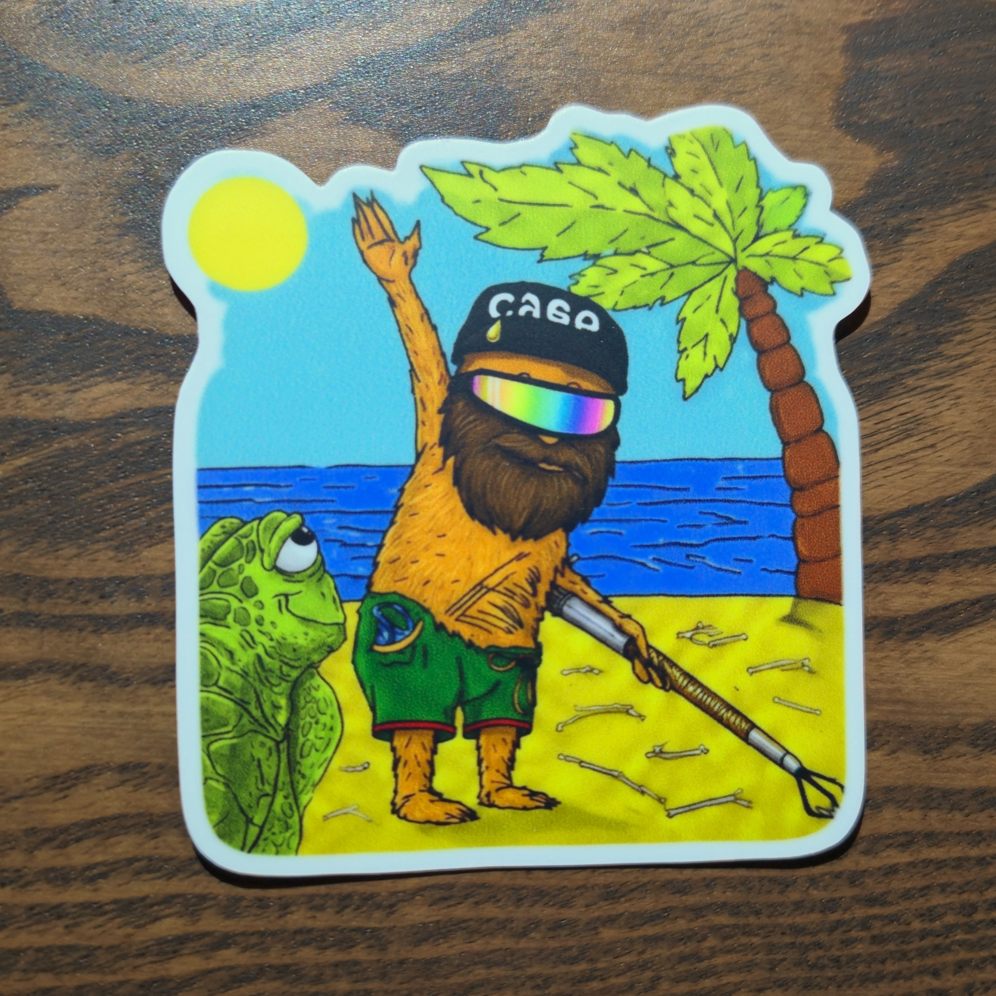 Beach Lorax Sticker
