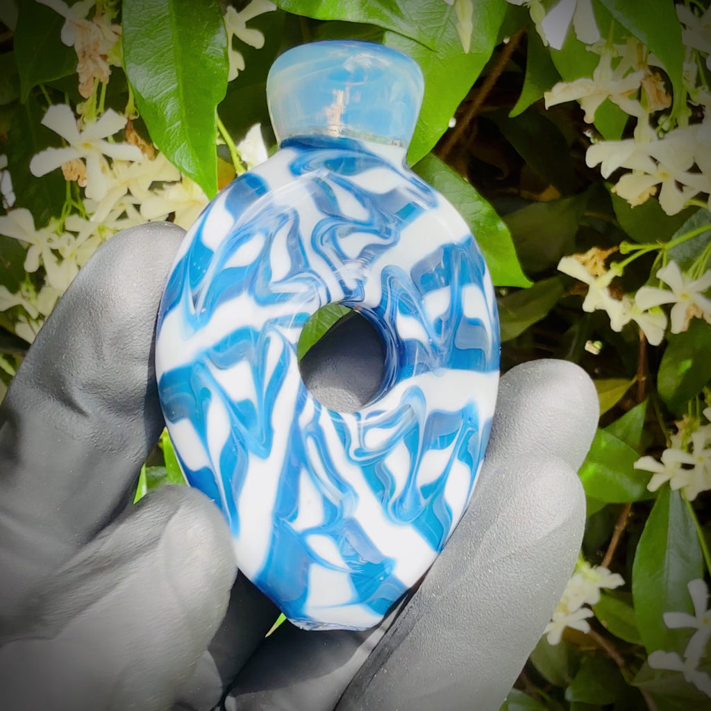 Blue and White Candy Flat